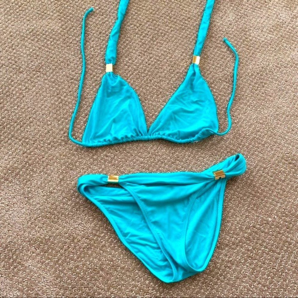 VIX Turquoise Bikini
